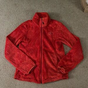 The North Face zip up red jacket. Women’s size small.